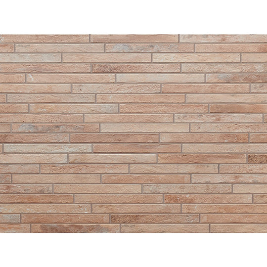Tesoro 2" x 18" Graffiti Pressed Matte Porcelain Brick Tile