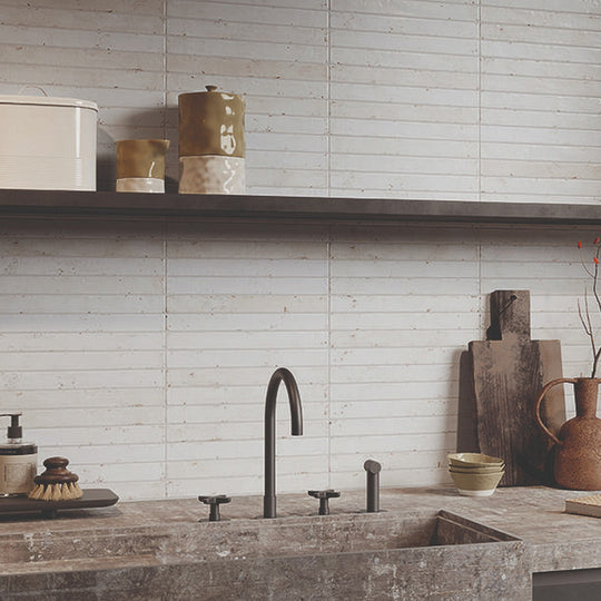 Tesoro-2-x-18-Graffiti--Pressed-Satin-Porcelain-Brick-Tile-White