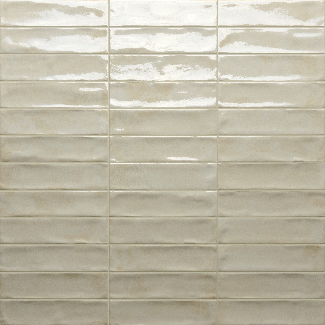 Tesoro 2" x 8" Marrakech Pressed Glossy Porcelain Brick Tile