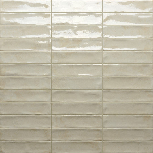 Tesoro 2" x 8" Marrakech Pressed Glossy Porcelain Brick Tile