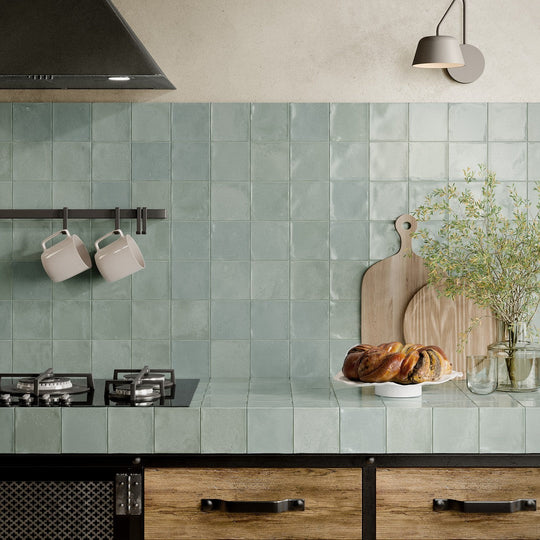 Tesoro-4-x-4-Marrakech-Pressed-Glossy-Porcelain-Tile-Sea-Water