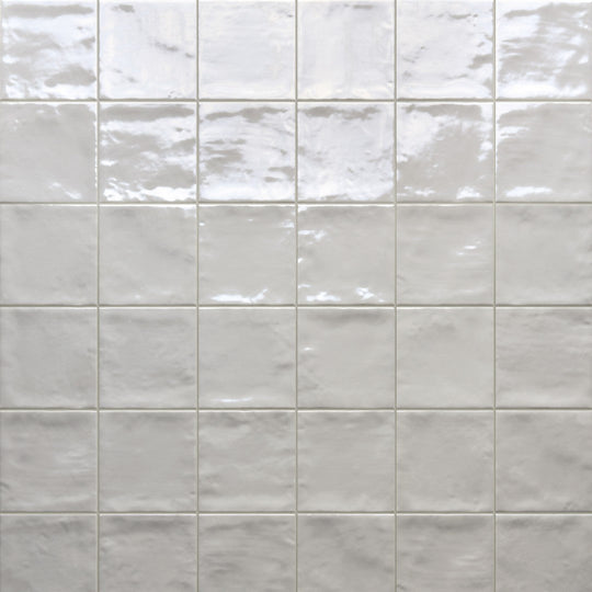 Tesoro 4" x 4" Marrakech Pressed Glossy Porcelain Tile