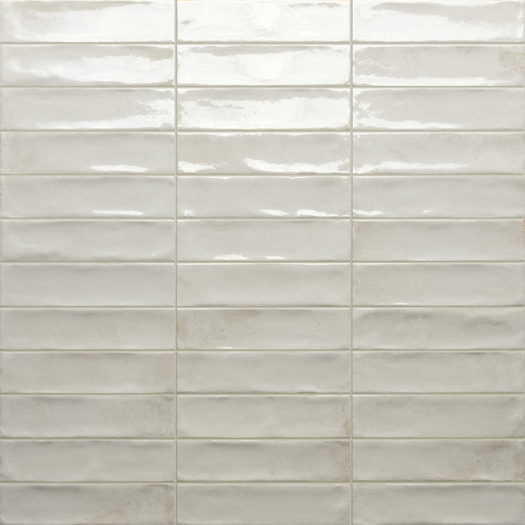 Tesoro 2" x 8" Marrakech Pressed Glossy Porcelain Brick Tile