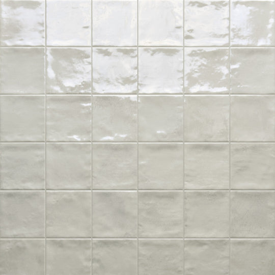 Tesoro 4" x 4" Marrakech Pressed Glossy Porcelain Tile