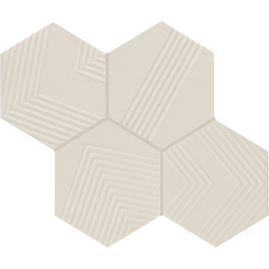 Marazzi Rhyme and Reason 4" x 4" Wall Hexagon Tile