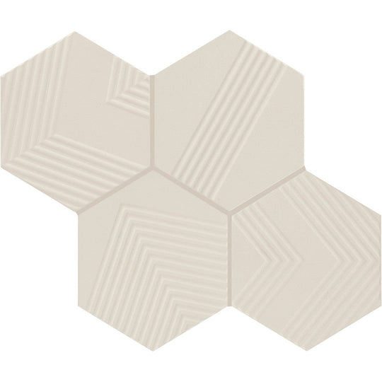 Marazzi Rhyme and Reason 4" x 4" Wall Hexagon Tile