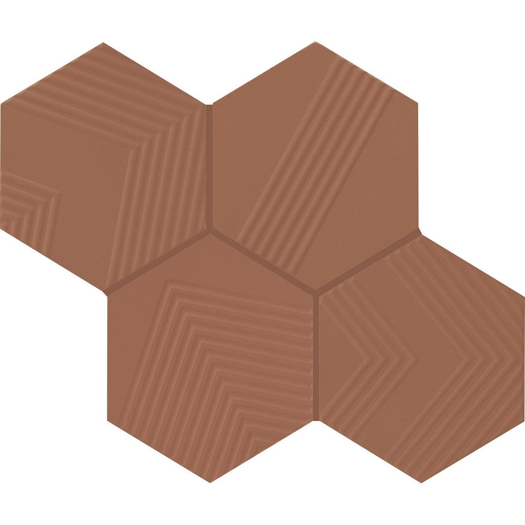 Marazzi Rhyme and Reason 4" x 4" Wall Hexagon Tile