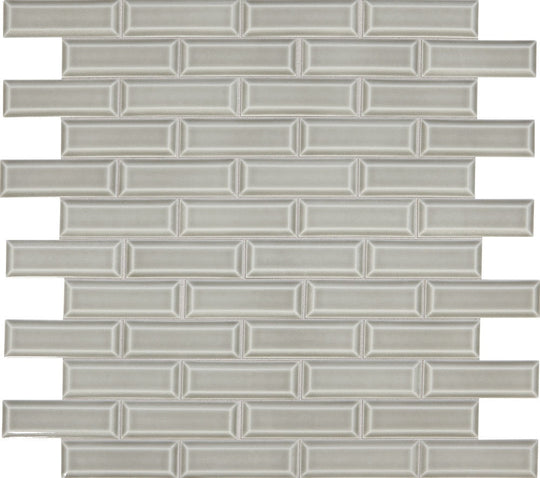 Daltile-Revalia-Remix-13-x-15-Glossy-Ceramic-2x6-Brick-Joint-Bevel-Mosaic-Jubilee-Beige