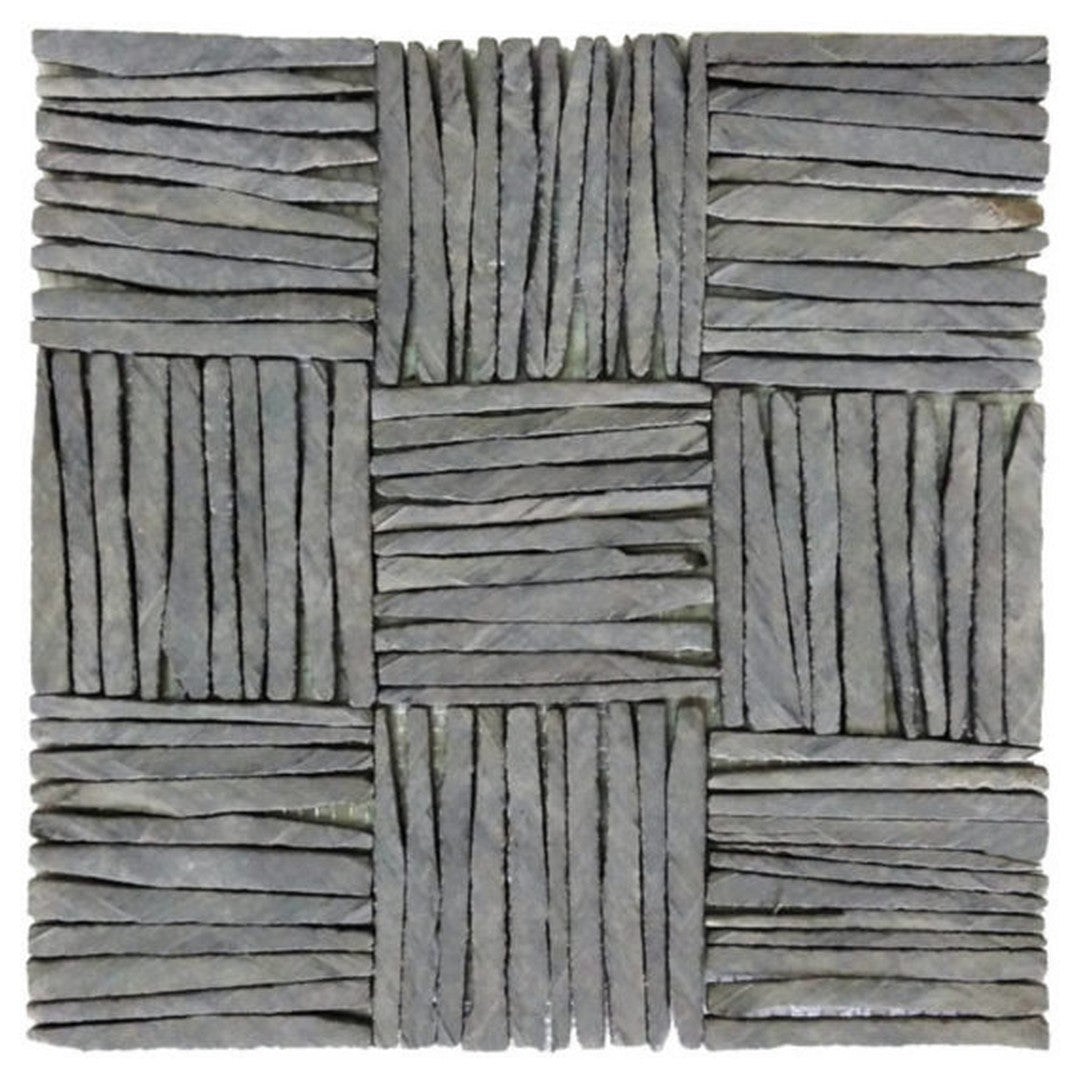 Qualis Ceramica 12" x 12" Chelsea Natural Stone Multiple Square Mosaic