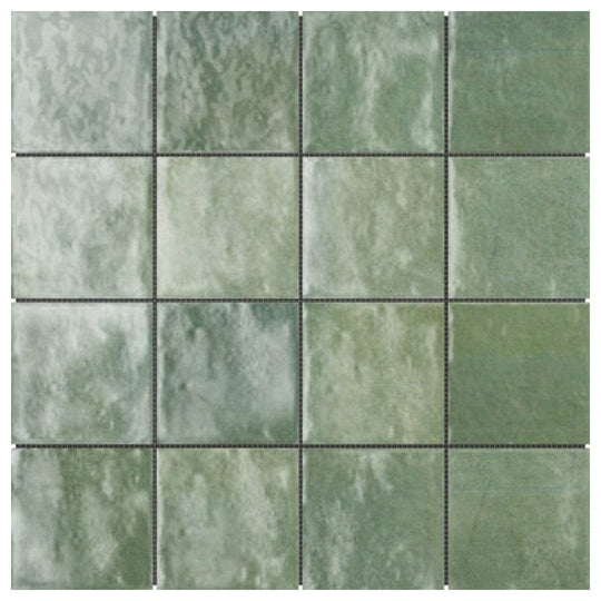 Qualis Ceramica 12" x 12" Chelsea Ceramic 3" Zellige Mosaic