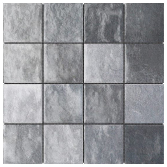Qualis Ceramica 12" x 12" Chelsea Ceramic 3" Zellige Mosaic