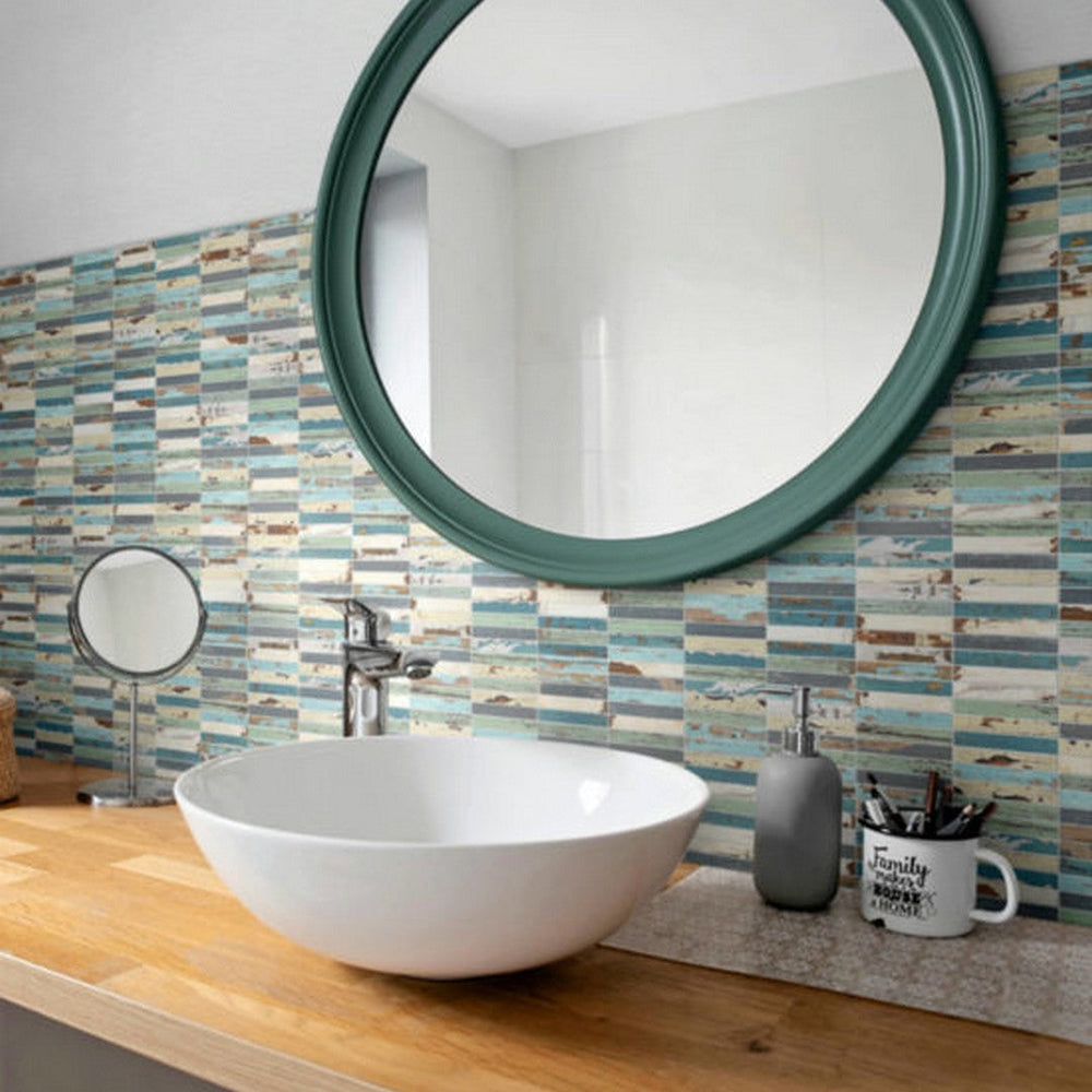 Qualis-Ceramica-12-x-12-Chelsea-Ceramic-0.7x4-Wood-Rectangles-Mosaic-Mix-Beige-Blue