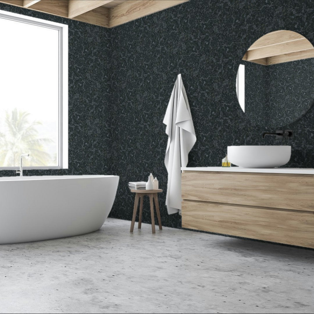 Qualis-Ceramica-12-x-12-Chelsea-Matte-Natural-Stone-Sliced-Pebble-Mosaic-Black-Sliced