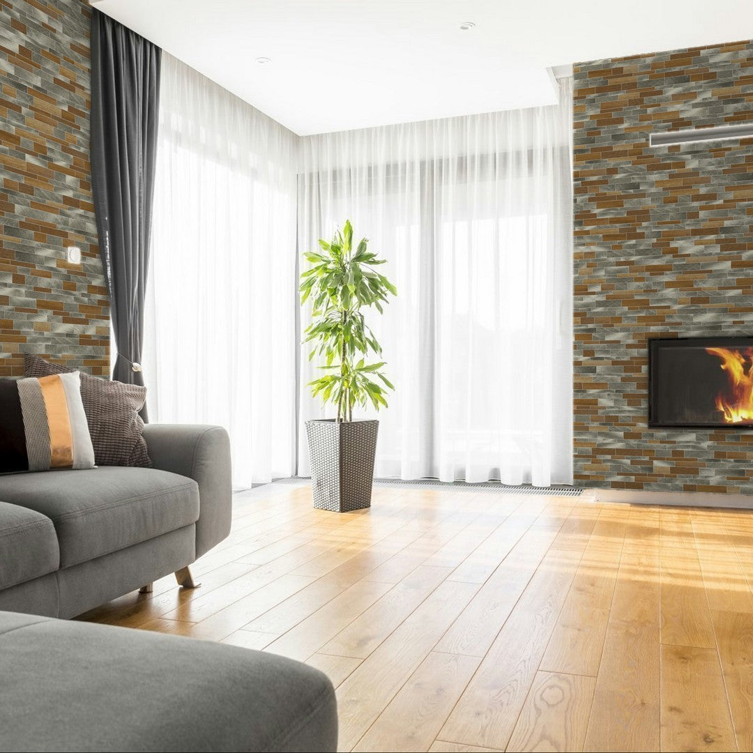 Qualis-Ceramica-12-x-12-Chelsea-Mixed-Material-Aluminum-Baguette-Mosaic-Wood-Silver
