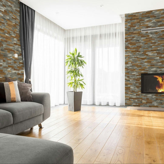 Qualis-Ceramica-12-x-12-Chelsea-Mixed-Material-Aluminum-Baguette-Mosaic-Wood-Silver