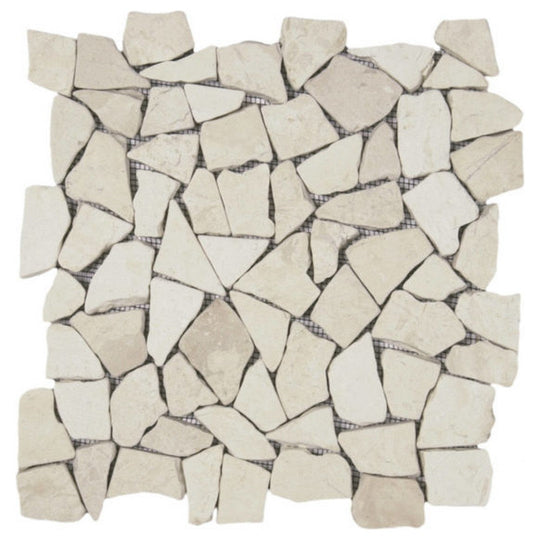 Qualis Ceramica 12" x 12" Chelsea Natural Stone Mini Opus Mosaic