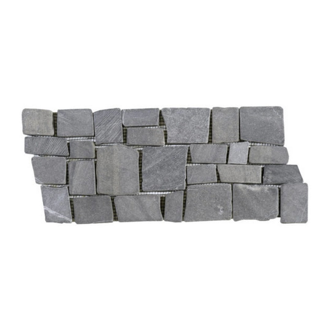 Qualis Ceramica 5.5" x 12" Chelsea Natural Stone Cubic Marble Opus Border