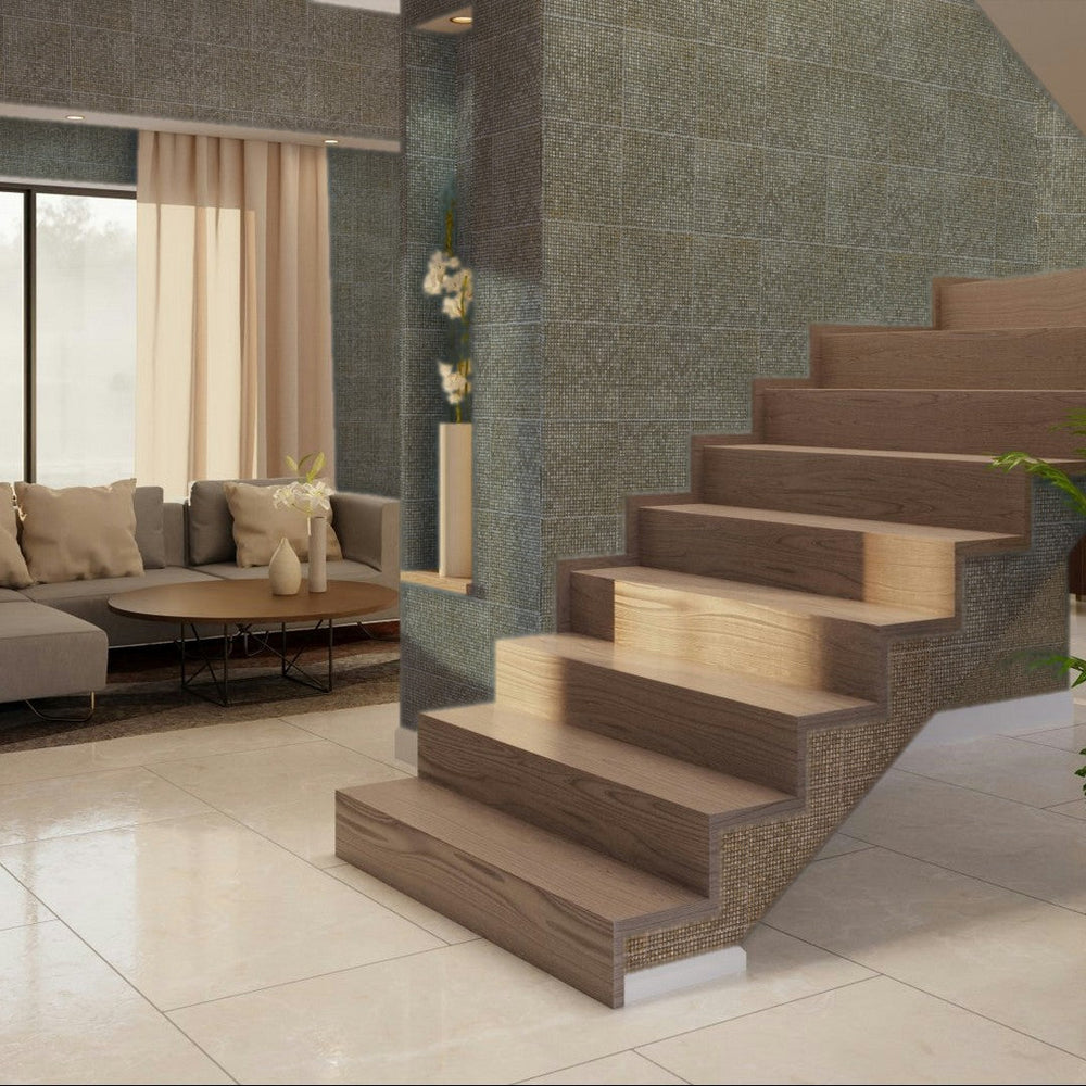 Qualis-Ceramica-12-x-12-Chelsea-Metal-Mini-Hex-Aluminum-Mosaic-Gold