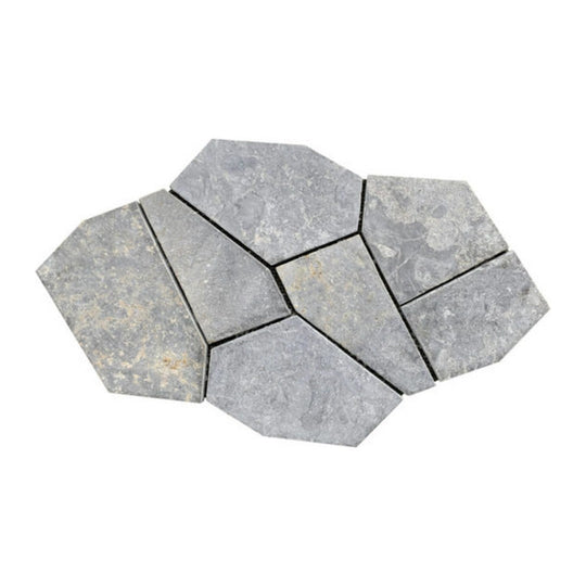 Qualis Ceramica 12" x 12" Chelsea Natural Stone Opus Marble Meshed Mounted Mosaic