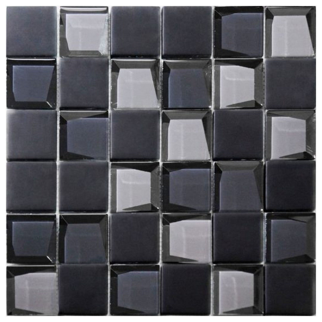 Qualis Ceramica 12" x 12" Chelsea Glass 2" Mix Mosaic