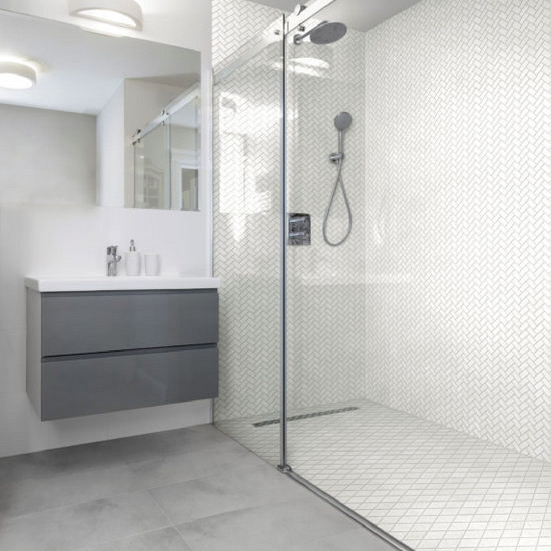 Qualis-Ceramica-11.7-x-11.1-Chelsea-Polished-Marble-Scale-Mosaic-Crystal-White