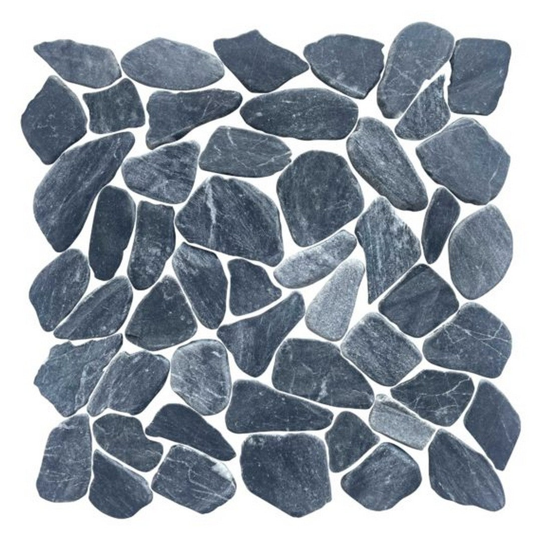 Qualis Ceramica 12" x 12" Chelsea Matte Natural Stone Mini Opus Marble Mosaic