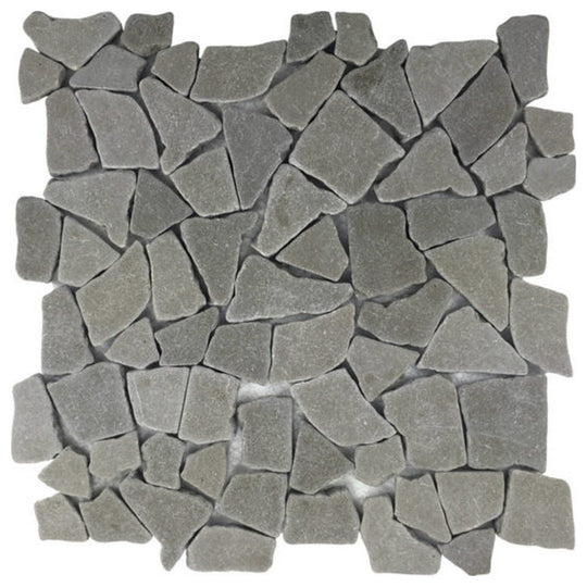 Qualis Ceramica 12" x 12" Chelsea Natural Stone Reconstituted Mini Opus Mosaic