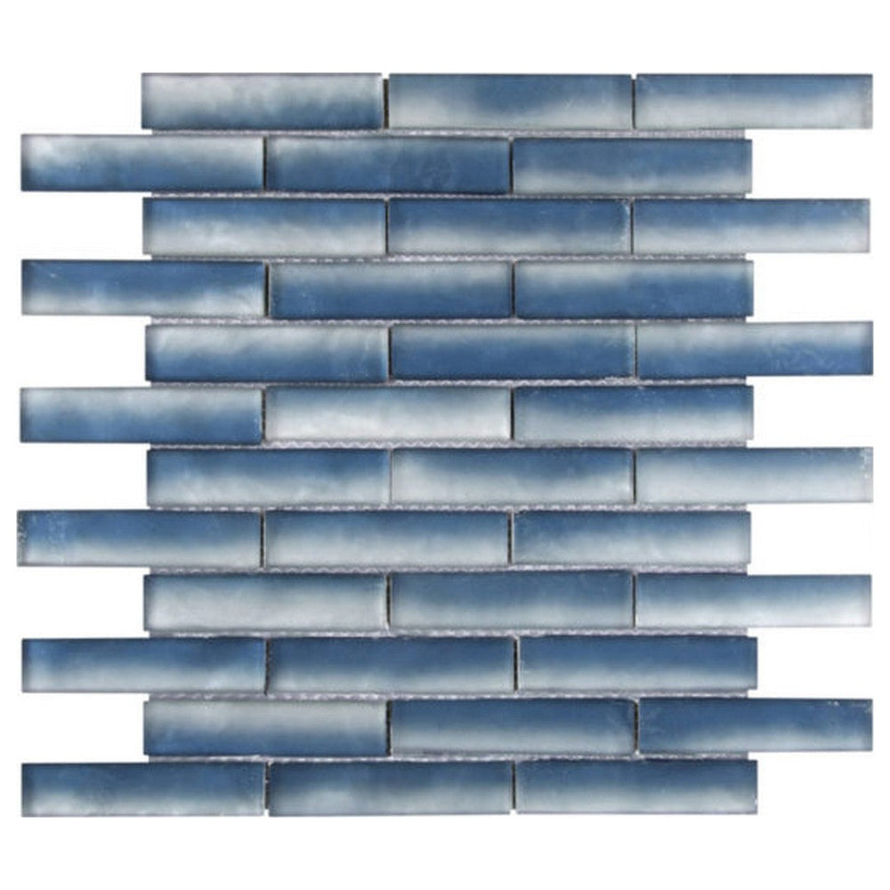 Qualis Ceramica 11.7" x 11.8" Chelsea Matte Glass Mix Baguette Mosaic