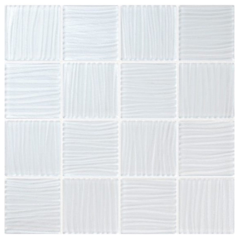 Qualis Ceramica 12" x 12" Chelsea Glass 3" Mosaic