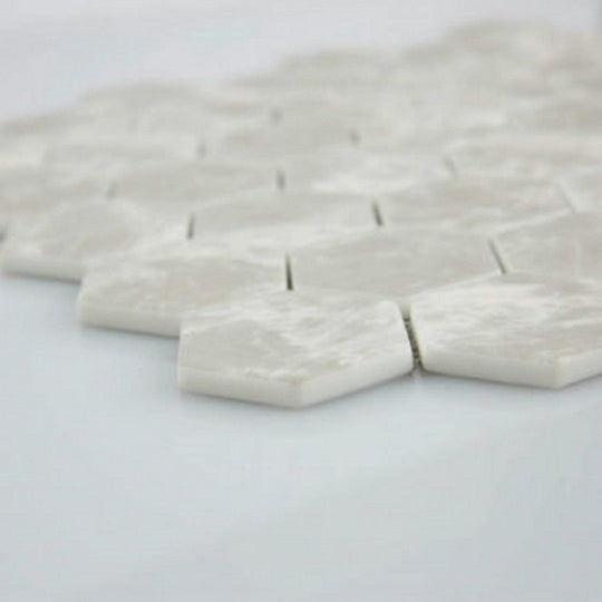 Qualis-Ceramica-12-x-12-Marseilles-Matte-Natural-Stone-2-Hex-Mosaic-Lt-Grey-Mosaic