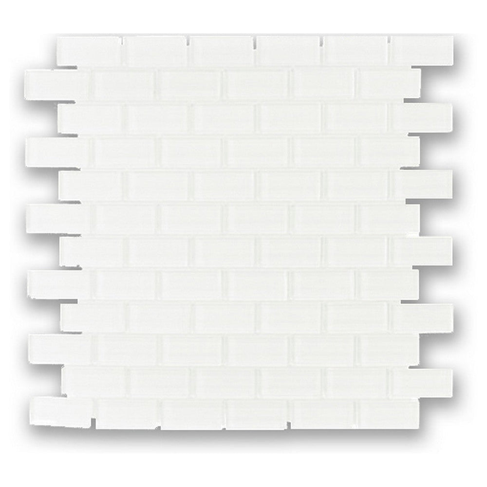 Qualis Ceramica 11" x 11" Hamptons Porcelain Offset Daisy Wall Mosaic