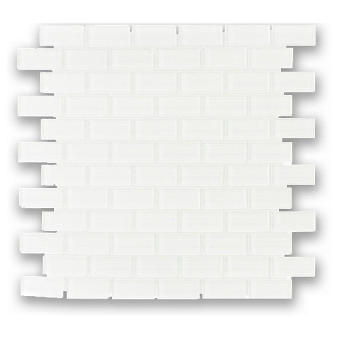 Qualis Ceramica 11" x 11" Hamptons Porcelain Offset Daisy Wall Mosaic