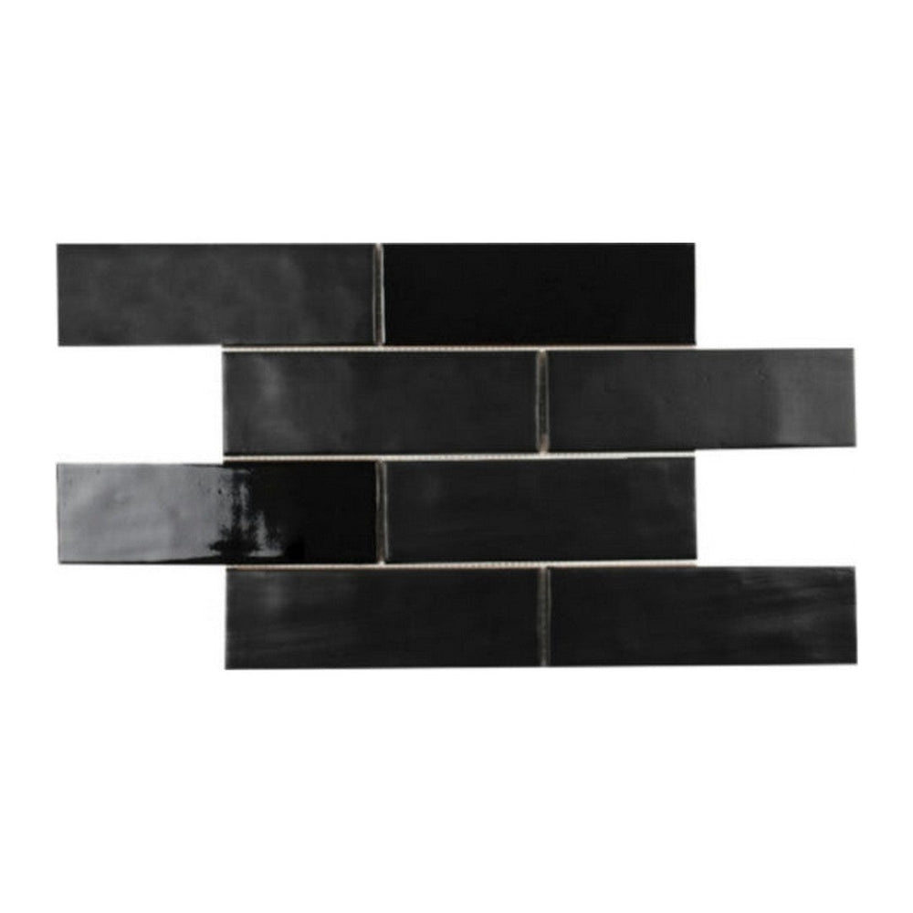 Qualis Ceramica 11" x 16" Hamptons Ceramic Brickwork Mosaic