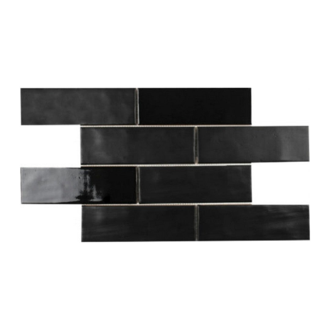 Qualis Ceramica 11" x 16" Hamptons Ceramic Brickwork Mosaic