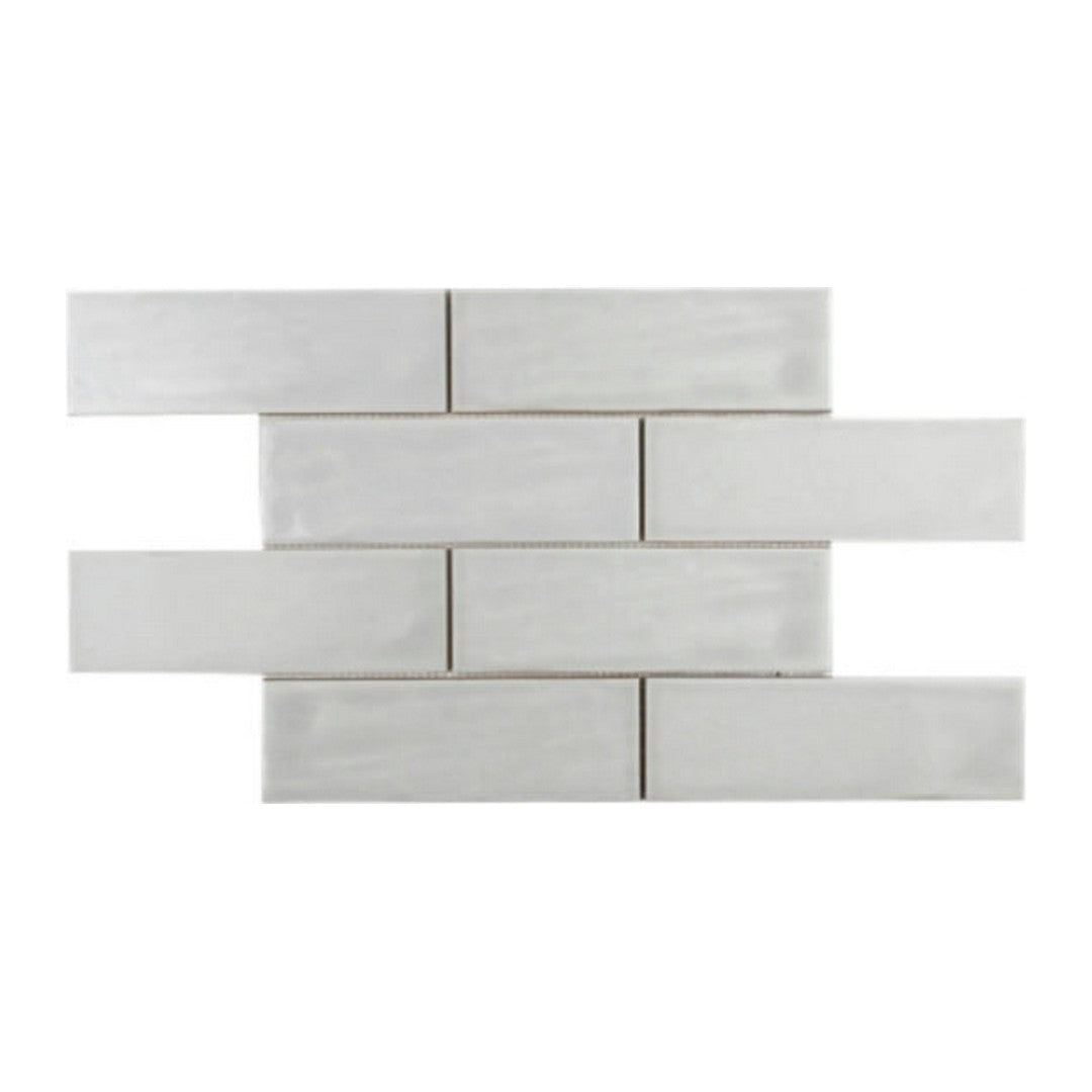 Qualis Ceramica 11" x 16" Hamptons Ceramic Brickwork Mosaic