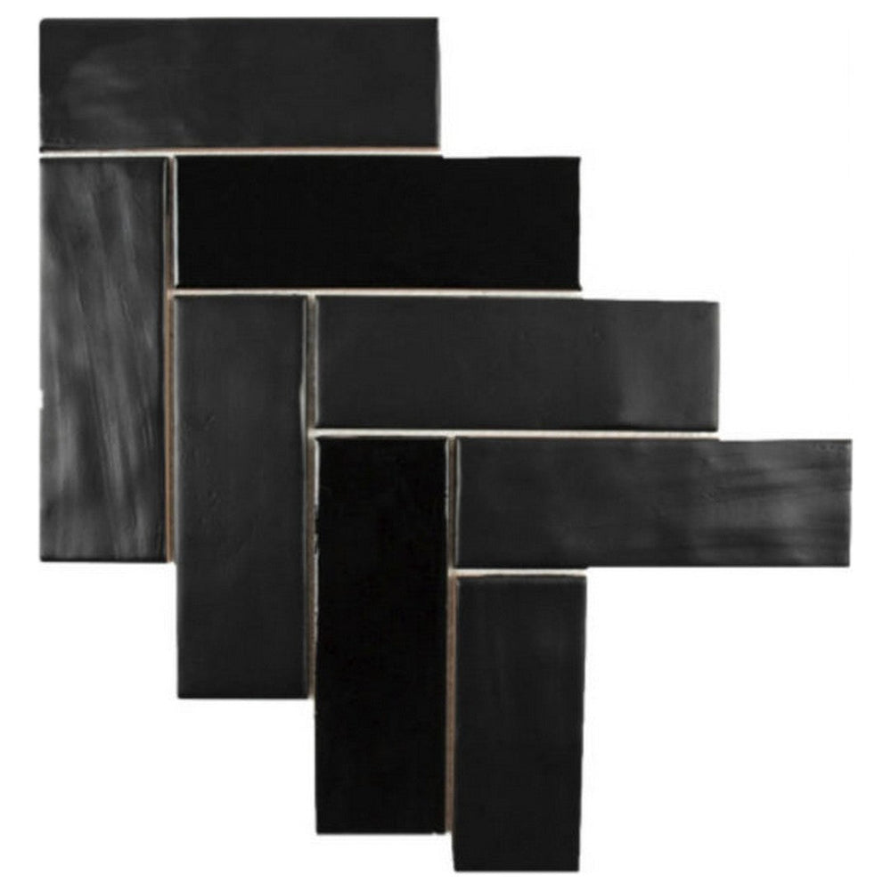 Qualis Ceramica 11" x 15" Hamptons Matte Ceramic Step Up Mosaic