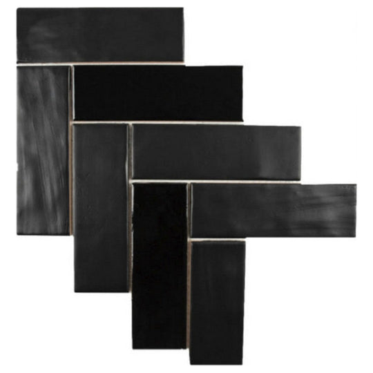 Qualis Ceramica 11" x 15" Hamptons Matte Ceramic Step Up Mosaic