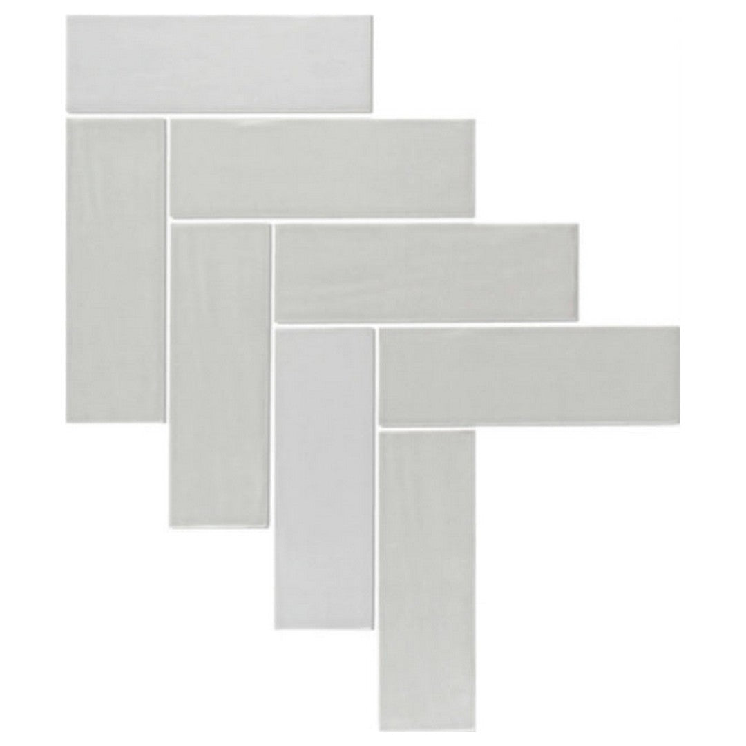 Qualis Ceramica 11" x 15" Hamptons Ceramic Step Up Mosaic