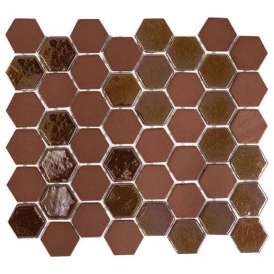 Qualis Ceramica 11" x 13" Hamptons Glass Confetti Mosaic