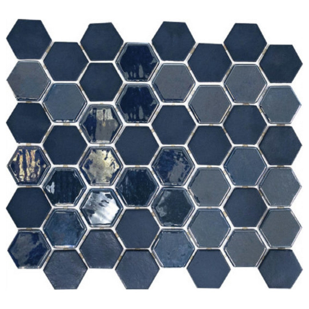 Qualis Ceramica 11" x 13" Hamptons Glass Confetti Mosaic