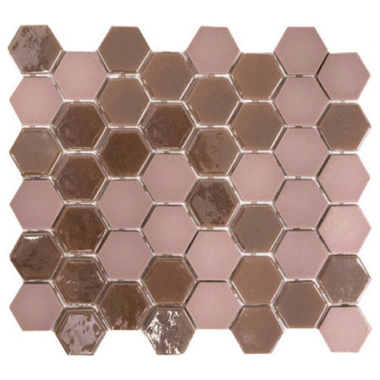 Qualis Ceramica 11" x 13" Hamptons Glass Confetti Mosaic