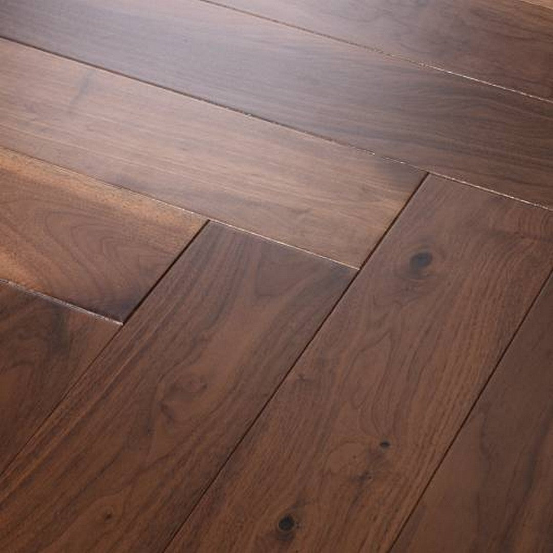 Anderson Tuftex Revival Herringbone 5" x 24" American Walnut Engineered Hardwood Plank