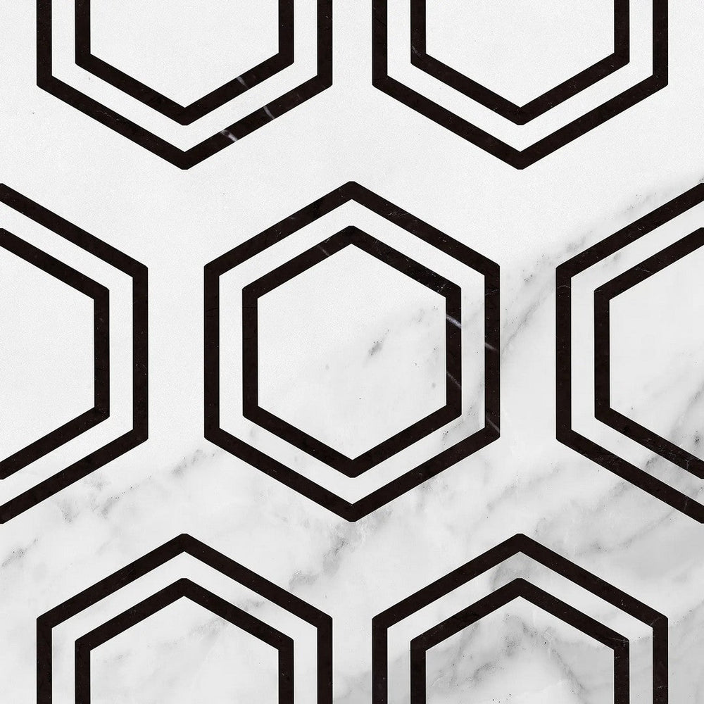 Rickert 8.7" x 8.7" Monopole Jonico Porcelain Tile