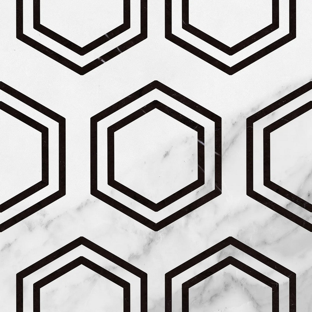 Rickert 8.7" x 8.7" Monopole Jonico Porcelain Tile