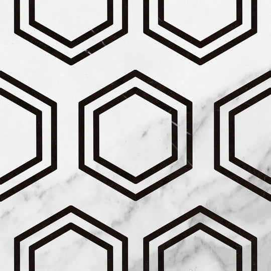 Rickert 8.7" x 8.7" Monopole Jonico Porcelain Tile