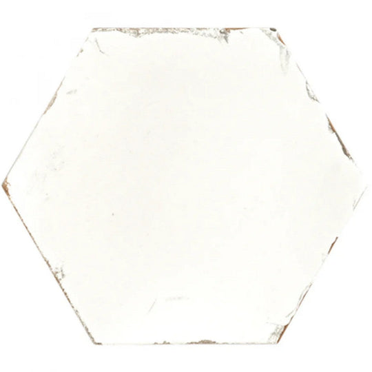Rickert 8" x 9" Monopole Studio Matte Porcelain Hexagon Tile
