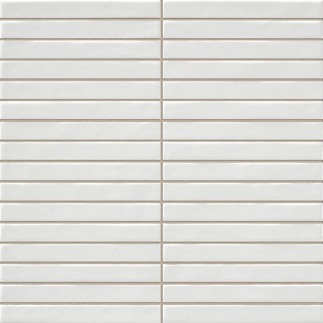 Rickert 14" x 14" LaPlatera Pencil Glossy Ceramic Tile