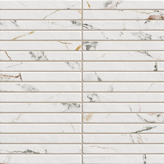 Rickert 14" x 14" LaPlatera Pencil Glossy Ceramic Tile