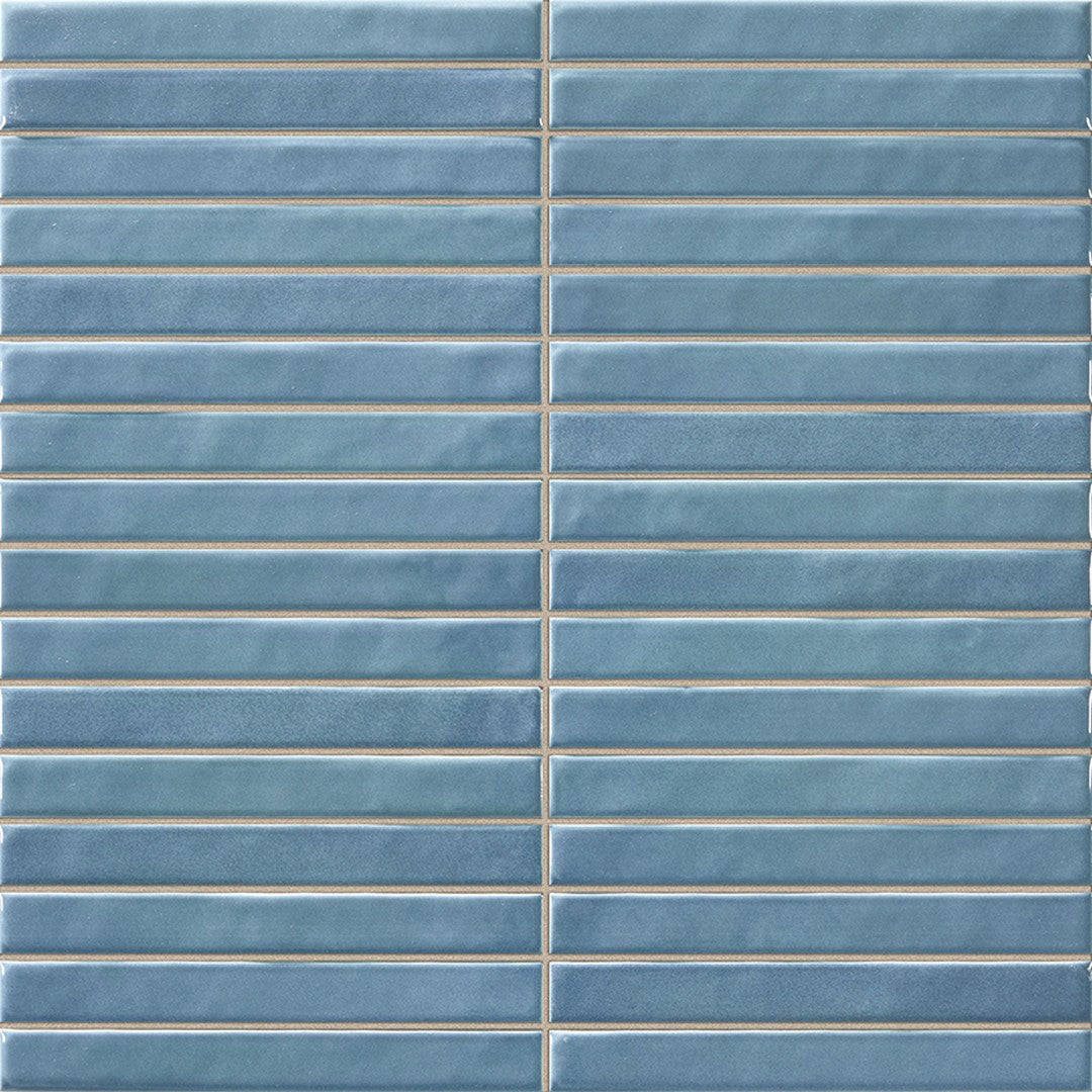 Rickert 14" x 14" LaPlatera Pencil Glossy Ceramic Tile