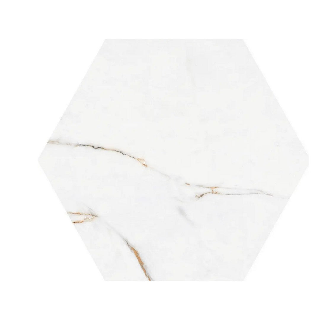 Rickert-7.79-x-8.97-Pamesa-Torano-Matte-Porcelain-Hexagon-Tile-Dorado
